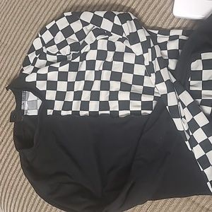 Shien, XS black and white with checkers